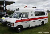 Bedford ambulance, built on the CF platform