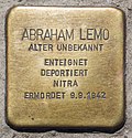 Stolperstein Strandpromenade 27 Abraham Lemo