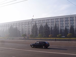 The Government Building – seat of the Moldovan...