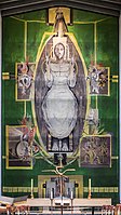 Christ in Glory tapestry by Graham Sutherland in Coventry Cathedral.jpg