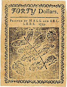 Continental Currency $40 banknote reverse (January 14, 1779).jpg