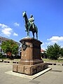 Reiterdenkmal von Ludwig IV. auf dem Friedensplatz in Darmstadt