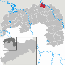 Dommitzsch – Mappa