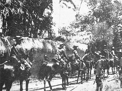 Kavaleri Belanda ring Sanur warsa 1906.