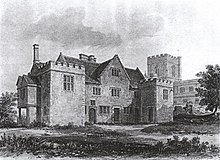 Edington priory house, 1826 Edington.jpg