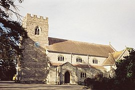 Die Parish Kirche St. Mary in Ferndown