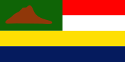 Flag of the state of Sabah (1963–1982).