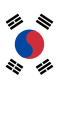 Korrekte vertikale gebruik van die vlag van Suid-Korea