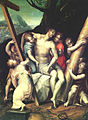 Лавінія Фонтана. Мертвий Христос з символами страстей, бл. 1581 р. Музей мистецтв Корнелла.