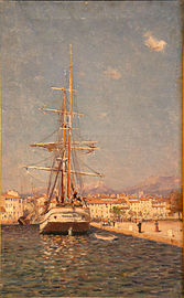 Frédéric Montenard, Le port de Toulon.