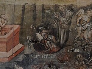 Gêxa de San Zorzu Martire (Campugexa), U Cunte Ügulìn ch'u ruzüja a testa de l'aversâiu Rügiêri