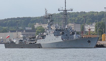 Ковет ORP Kaszub на ВМБ Гдиня (2018 року)