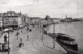 Le quai de la Goffe et La Batte en 1929.