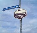 Mergellandroute sign in Hulsberg