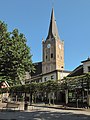 Heerde, la iglesia (el Johanneskerk) en la calle