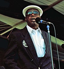 Jessie Hill at New Orleans Jazz & Heritage Festival, 1996.