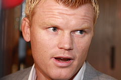 John Arne Riise is the most capped male player in the history of Norway with 110 caps. John Arne Riise2.JPG