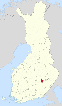Location of Joroinen in Finland