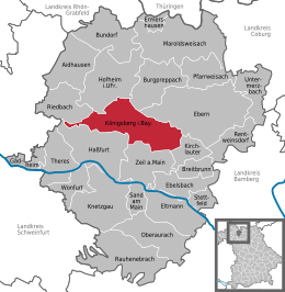 Königsberg in Bayern - Localizazion