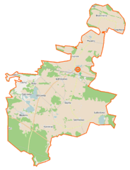 Plan gminy Lniano