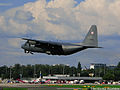 A Lengyel Légierő Lockheed C-130E Hercules típusú gépe