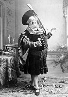 Nel ruolo di Sir John Falstaff nel Falstaff di Verdi