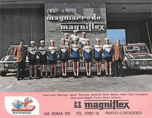 Magniflex cycling team 1973.jpg