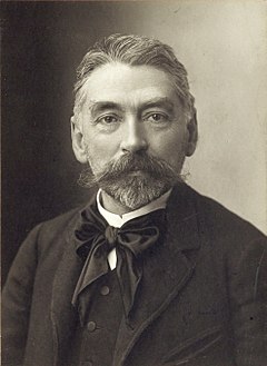 Mallarmé fotograferad av Félix Nadar, ca 1890.