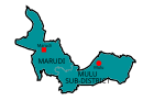 Map of Marudi District, Sarawak 砂拉越州马鲁帝县地图