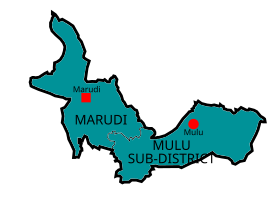 Localisation de District de Marudi
