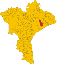Locatie van Soveria Simeri in Catanzaro (CZ)