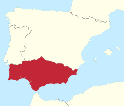 Localização de República Federal da Andaluzia