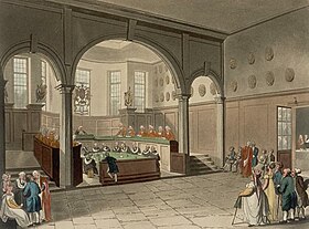 Doctors' Commons in the early 19th century. Microcosm of London Plate 031 - Doctors' Commons edited.jpg