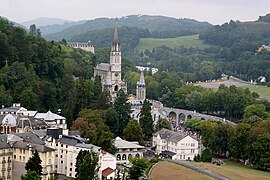Lourdes with the Rosary Basilica
