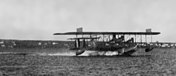 De NC-3 vertrekt vanaf Trepassey Bay (1919)