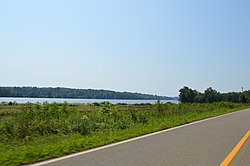 Along the River north of Apple Grove