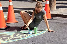 Street painting in Kensington Market Pedestrian Sunday at Kensington Market - 2016 (29017211450).jpg