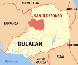 San Ildefonso na Bulacan Coordenadas : 15°4'44.00"N, 120°56'30.98"E