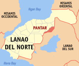 Pantar na Lanao do Norte Coordenadas : 8°4'0.000"N, 124°16'0.000"E