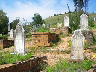 Le vieux cimetière des uitlanders prospecteurs d’or à Pilgrim's Rest, en Afrique du Sud. (définition réelle 2 048 × 1 536)
