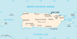 Porto Rico - Mappa