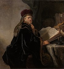Scholar at his Study, Rembrandt van Rijn, 1634