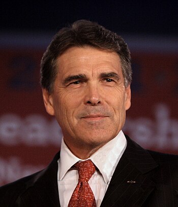Governor Rick Perry of Texas speaking at the R...