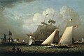 Imagem do Yacht do prazer de “o sonho”, 1839. Museu Thyssen-Bornemisza.