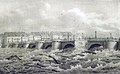 Eingestürzter Brückenpfeiler 1845