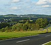 View from the SSW along the Kreisstraße 54 between Hellenhahn-Schellenberg and Neustadt/Westerwald to the Salzburger Kopf