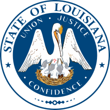 Description de l'image Seal of Louisiana.svg.