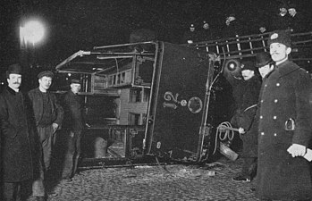 Malmströms blixtfoto, Slussen 1905.