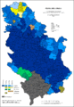 Linguistic structure of Serbia by municipalities 2011