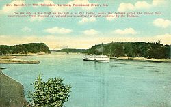 Hampden Narrows on the Penobscot River, c. 1910